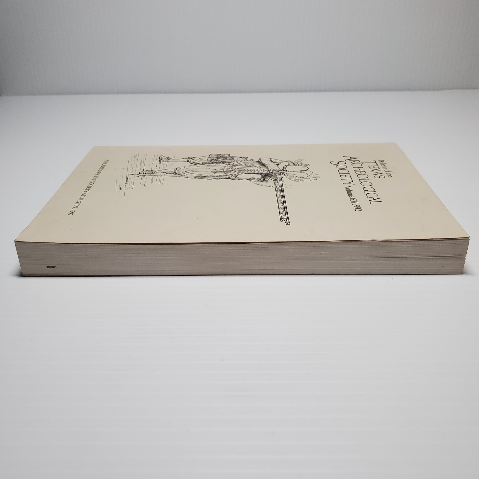 Vintage Texas Archeological Society-Volume 63 (1992 Trade Paperback)