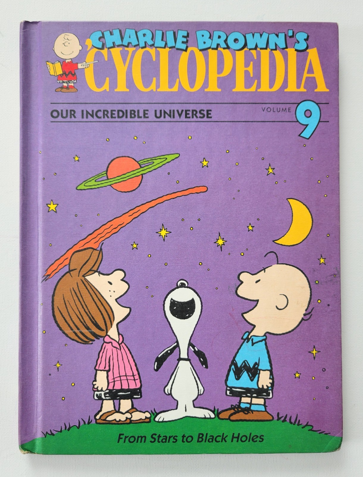 Vintage 1990 Charlie Brown’s ‘Cyclopedia HCs Lot of 5: Books 2 4 6 8 9